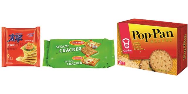 sesame cracker packging