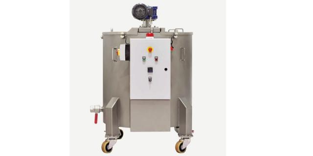 Chocolate storage tank with heated water jacket, adjustable temperature control and stirrer from Loynds International Ltd