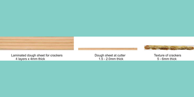 crackers dough sheet