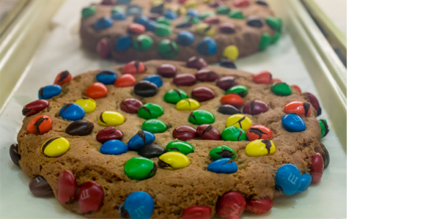 M&Ms cookie
