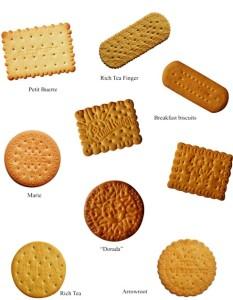 Marie Biscuit and  other hard sweet biscuits