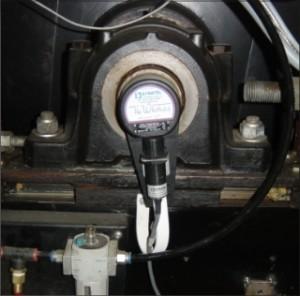 Synatel speed monitoring unit at the oven drum
