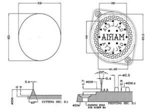 Biscuits with docker holes